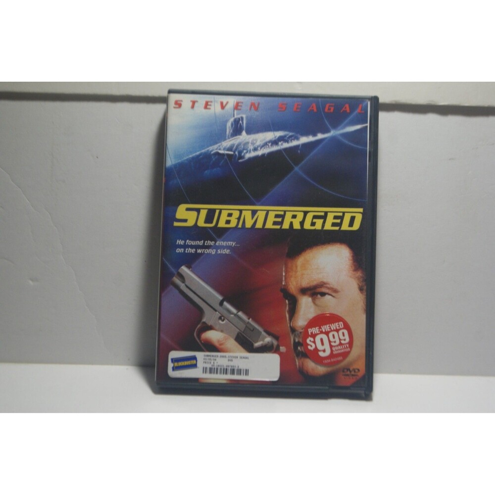 Submerged DVD Steven Seagal 2005 Action Packed Thriller